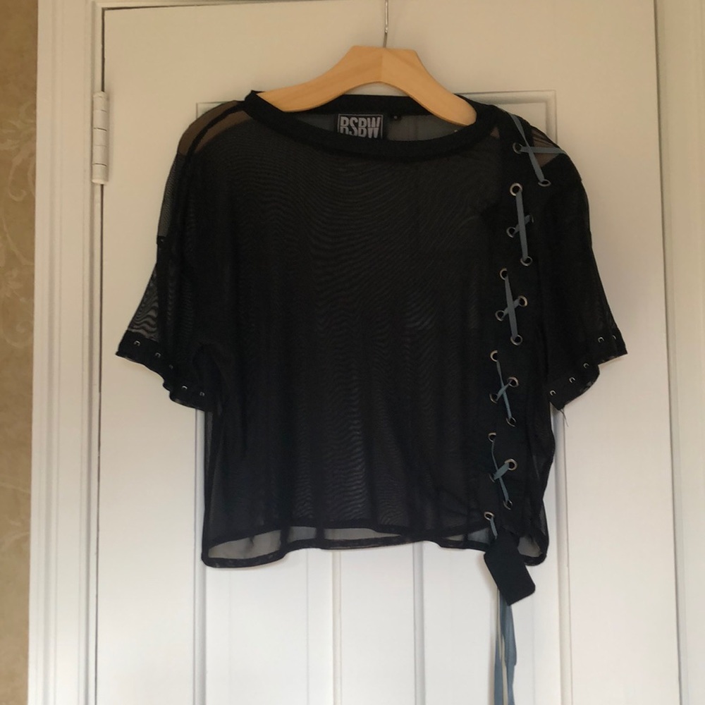 Mesh Crop Top